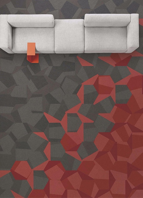 Ковровая плитка Color shift hexagon tile Изображение 2
